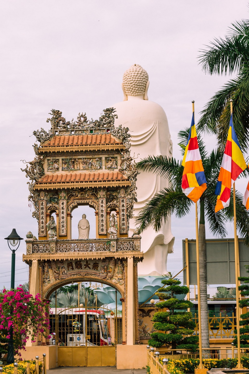 Vinh Trang Pagoda In Mekong Gate