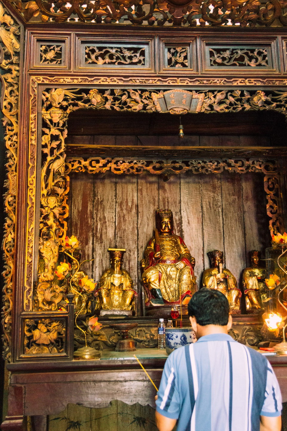 Vinh Trang Pagoda In Mekong Prayer