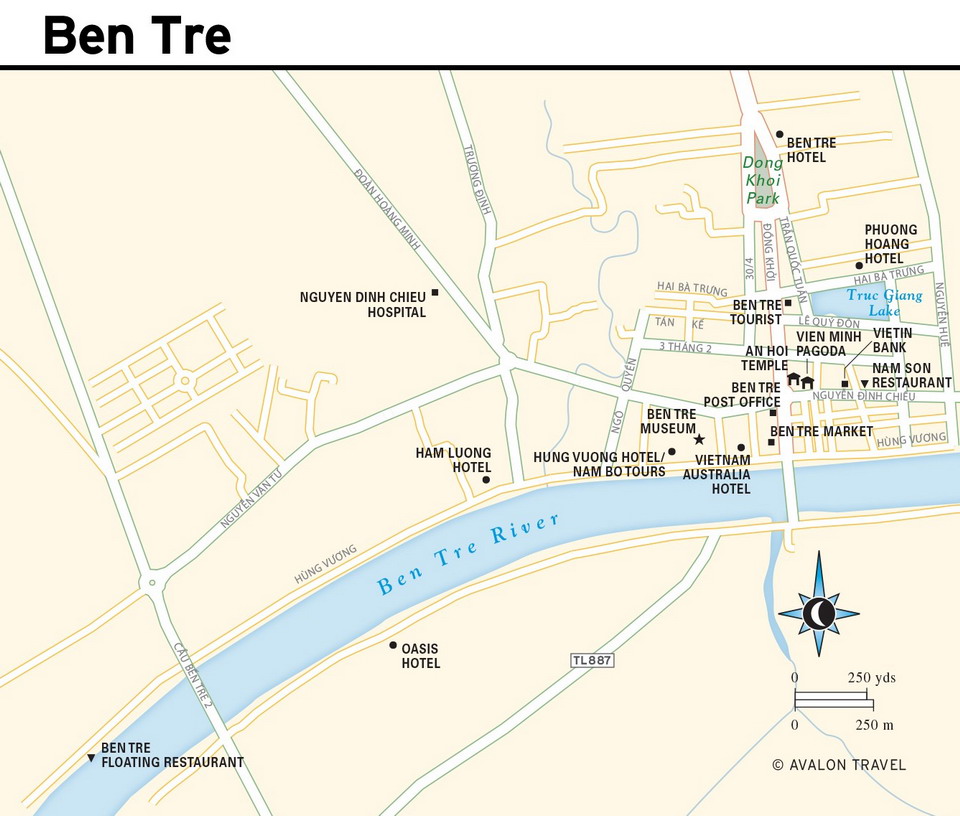 Ben Tre Travel Map