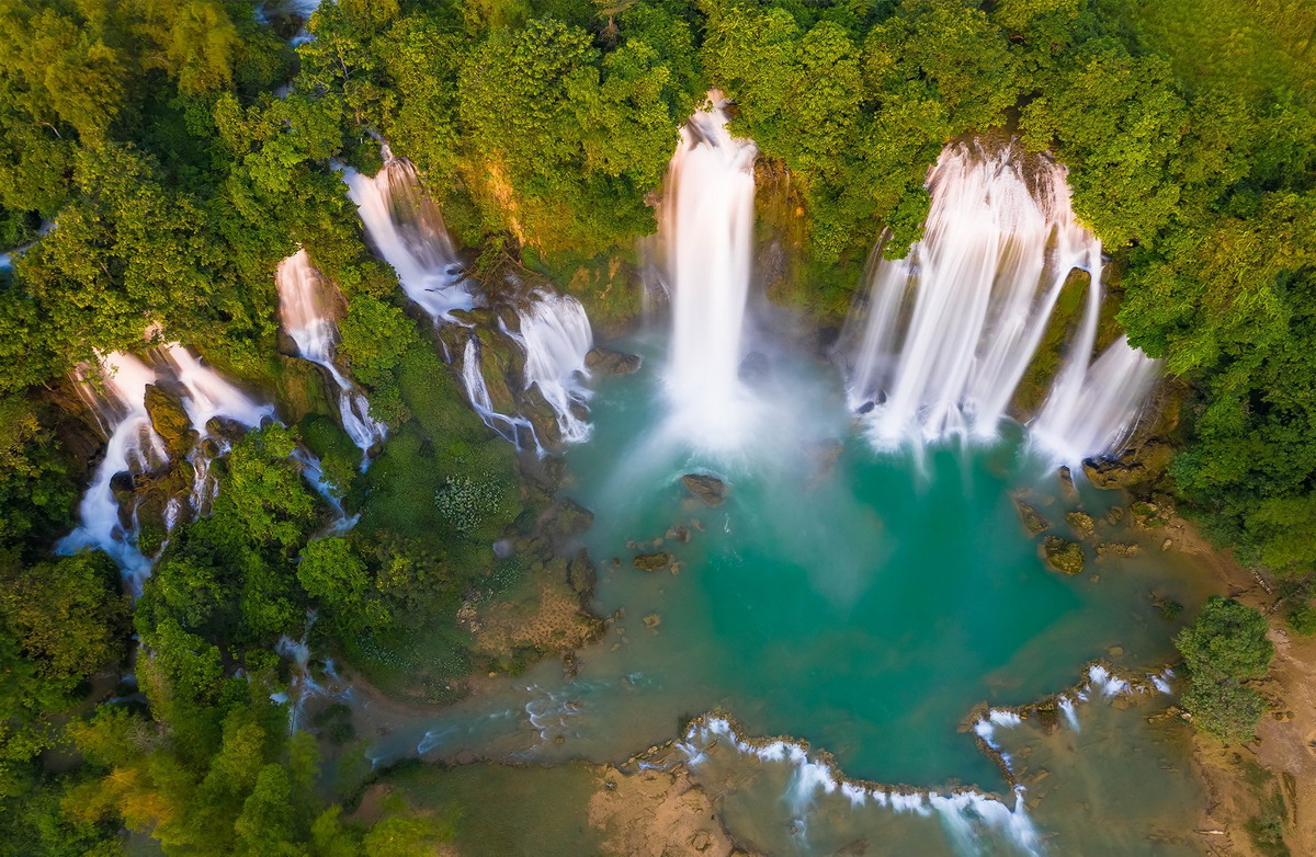 Ban Gioc Waterfall in Cao Bang Vietnam