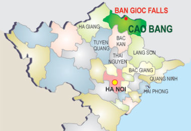 Ban Gioc map
