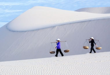 White sand hill in Mui Ne