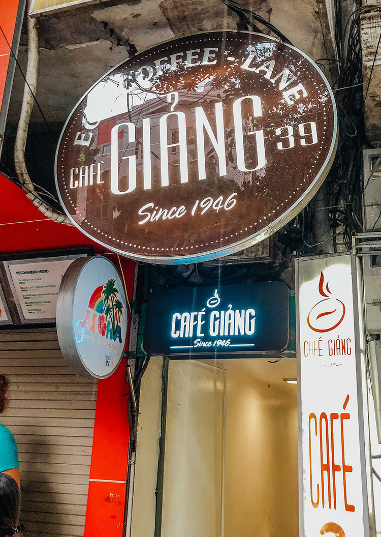 Egg Coffee Giang in Hanoi
