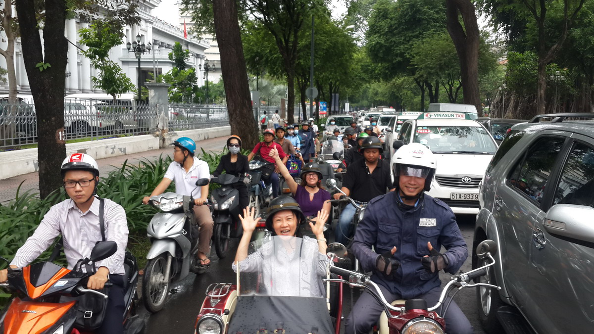 Ho Chi Minh city street tour