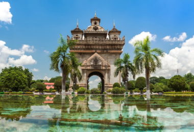 Patuxai Monument Vientiane Laos
