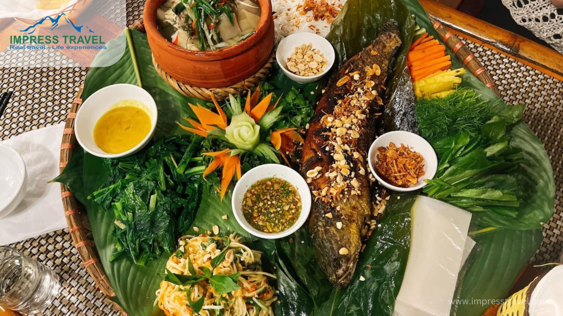 Colors of Thai ethnic cuisine