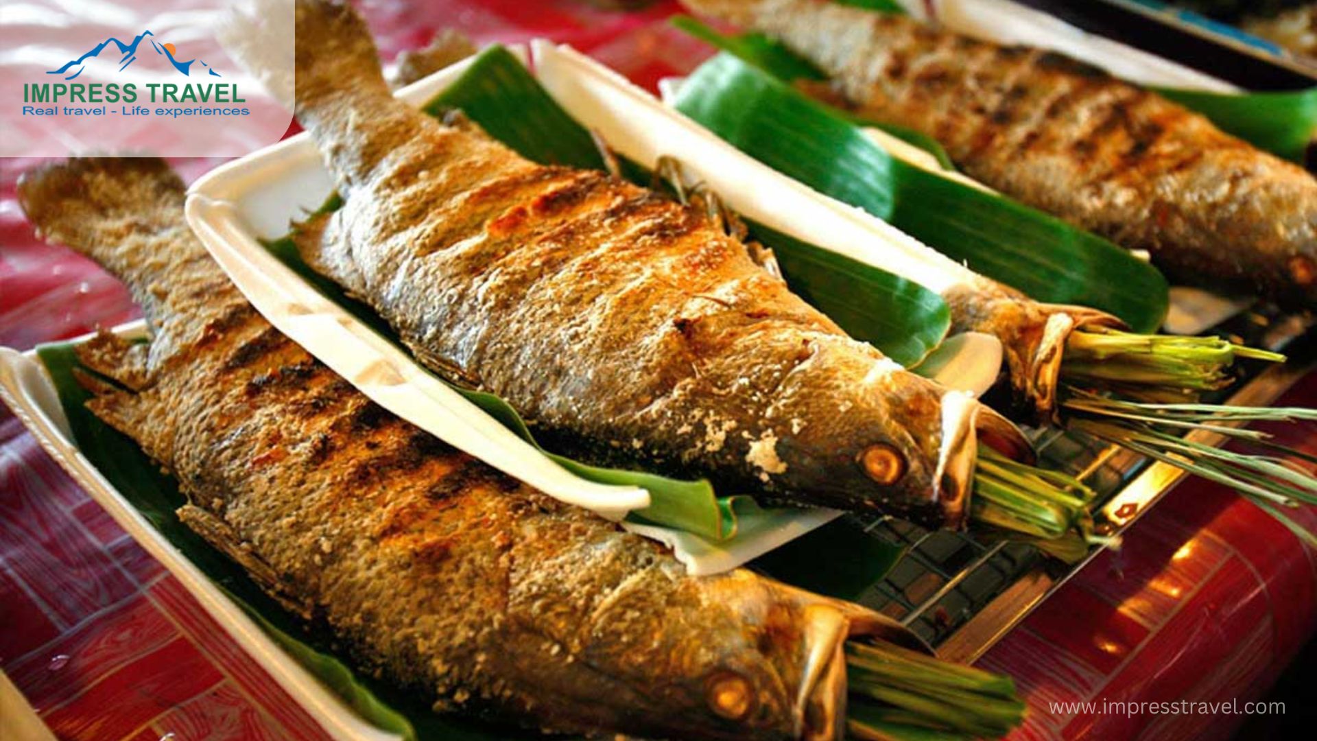 Grilled stream fish