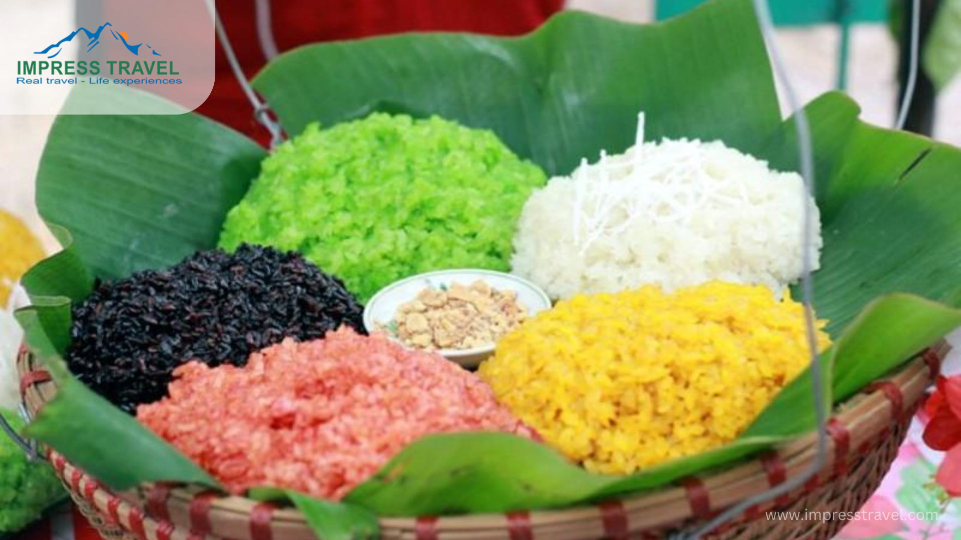 Five-color sticky rice