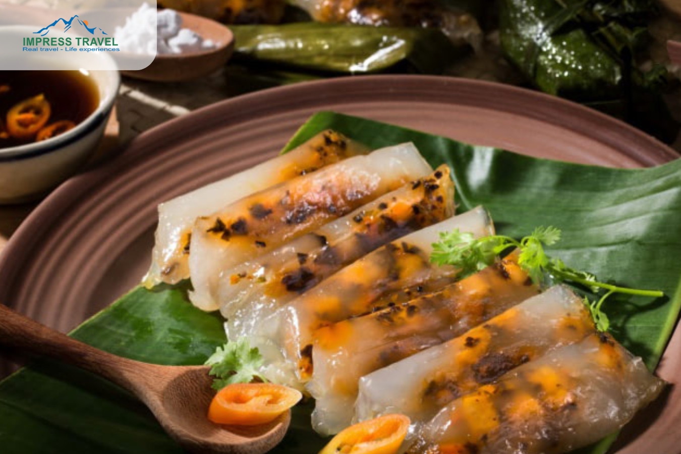 Vegetarian banh loc is an indispensable part of vegetarian meals