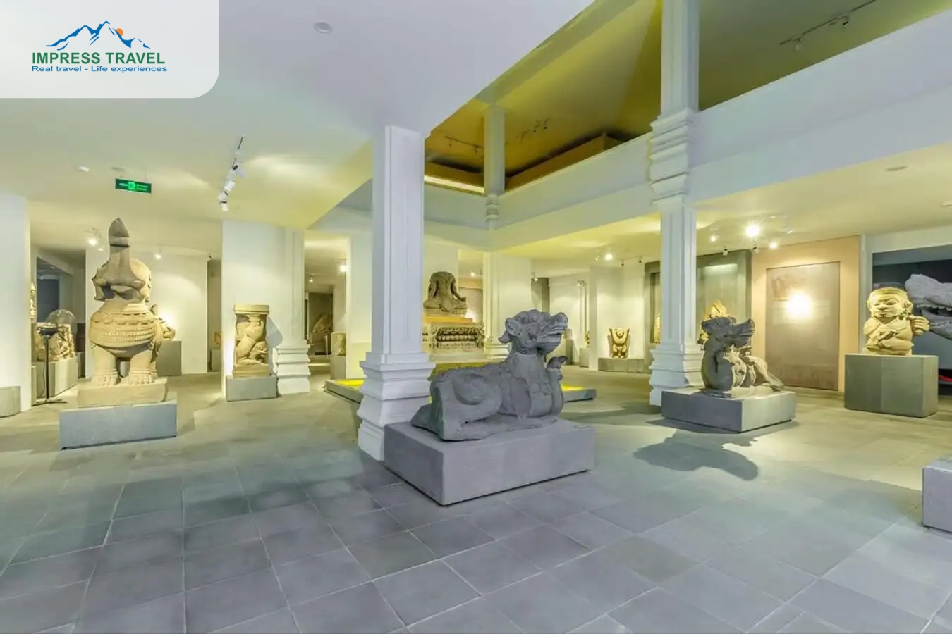 Collection of sculptures at the Exhibition Room