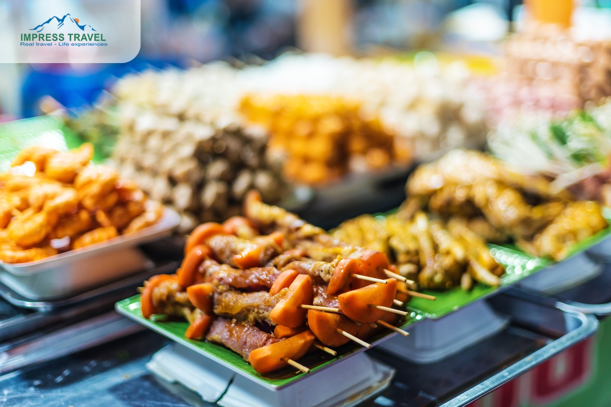 Local Delicacies and Street - evening buzz and local goods in Danang