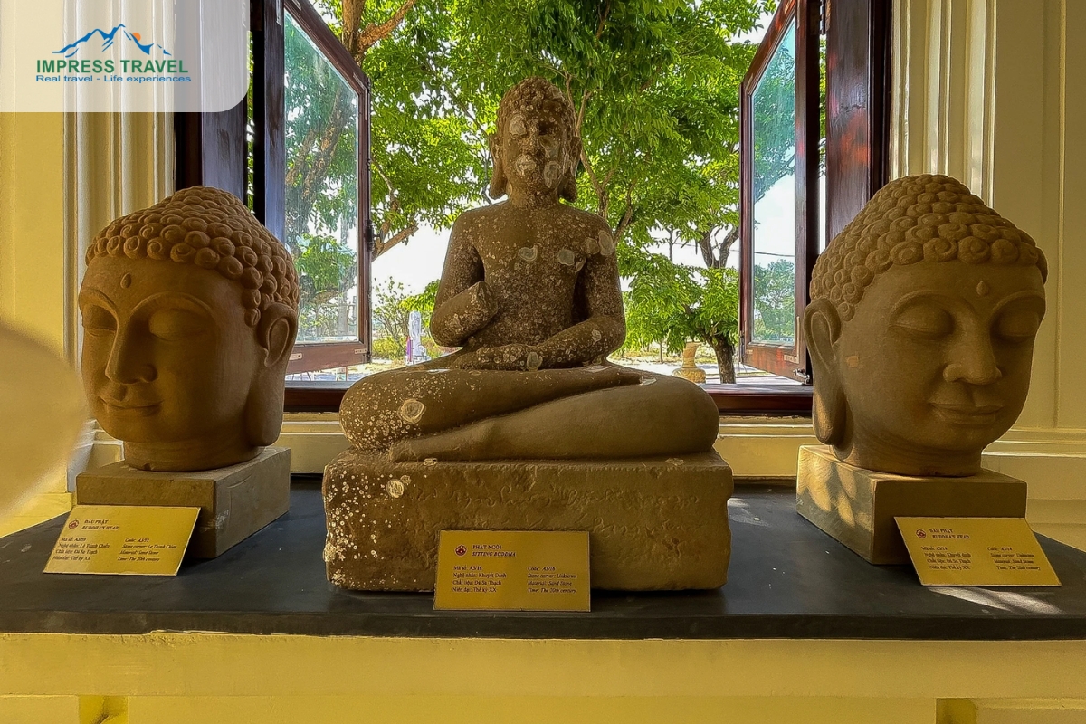 Statue made from marble at the Marble Stone Carving Memory Museum 