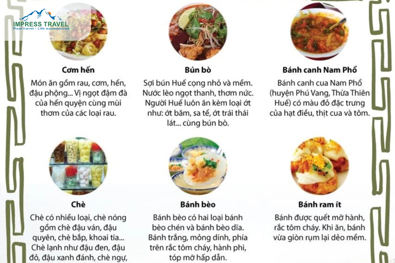 Menu Highlights of Quan Com Hue Ngon in Danang