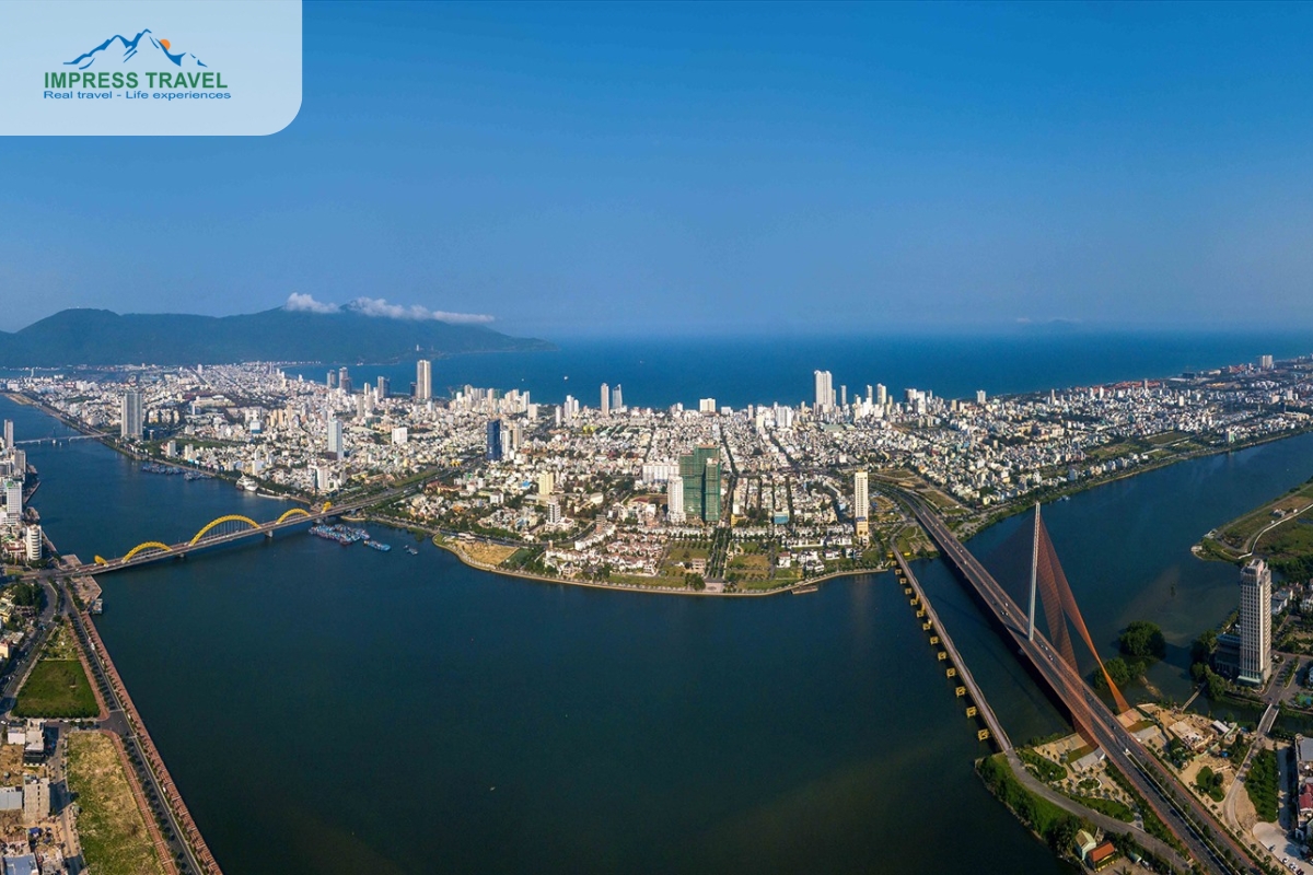 Han River Bridge seen from above