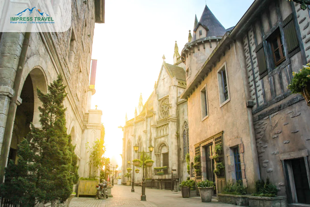 The French Village at  Ba Na Hills