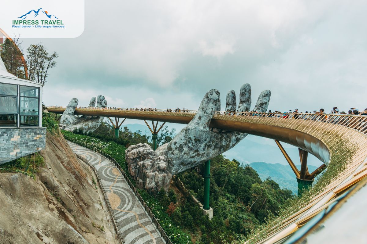 The Golden Bridge in Ba Na Hills