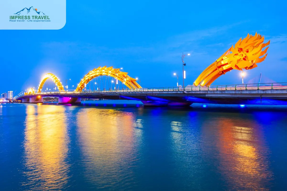 Summer colors at Dragon Bridge Danang