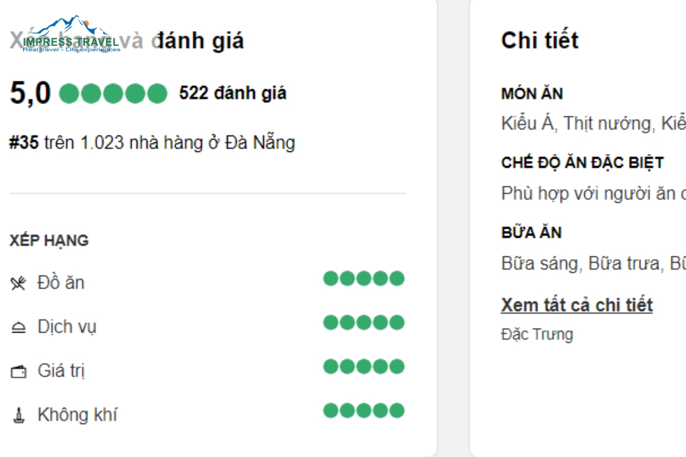 Reviews and comments at An Thoi Da Nang