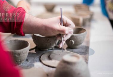 The pottery workshops 