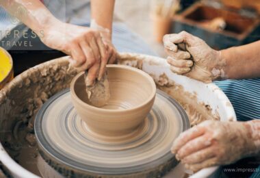 The pottery workshops