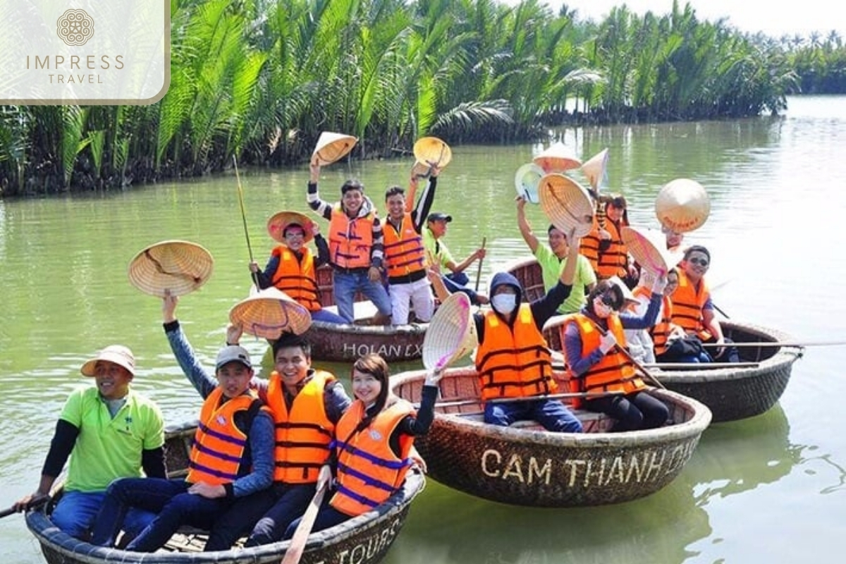 Take photos and enjoy the scenery - Cam Thanh Coconut Village on a Danang Tour