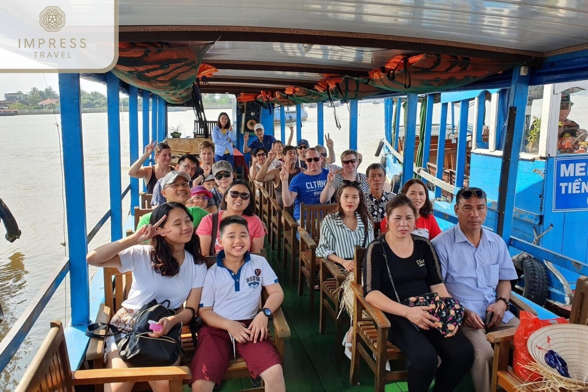 Boat Tour on The Tien River