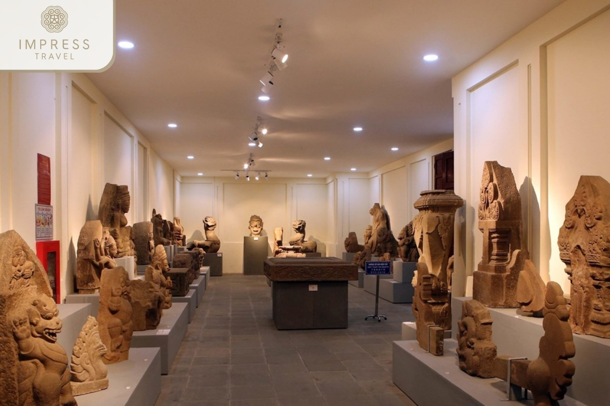 Inside the Museum of Cham Sculpture - Educational tours in Danang