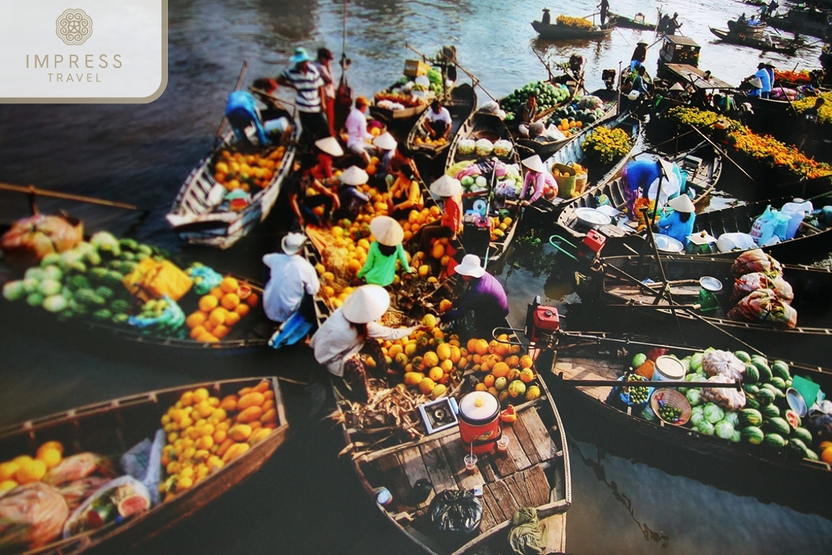 Mekong Delta tour 2 days 1 night - Cai Be Floating Market