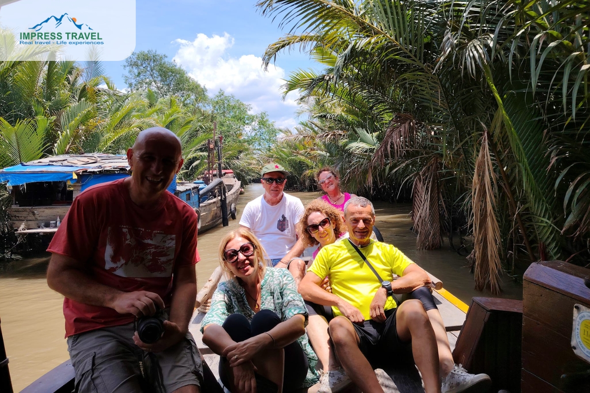 Visitors experience the lagoon