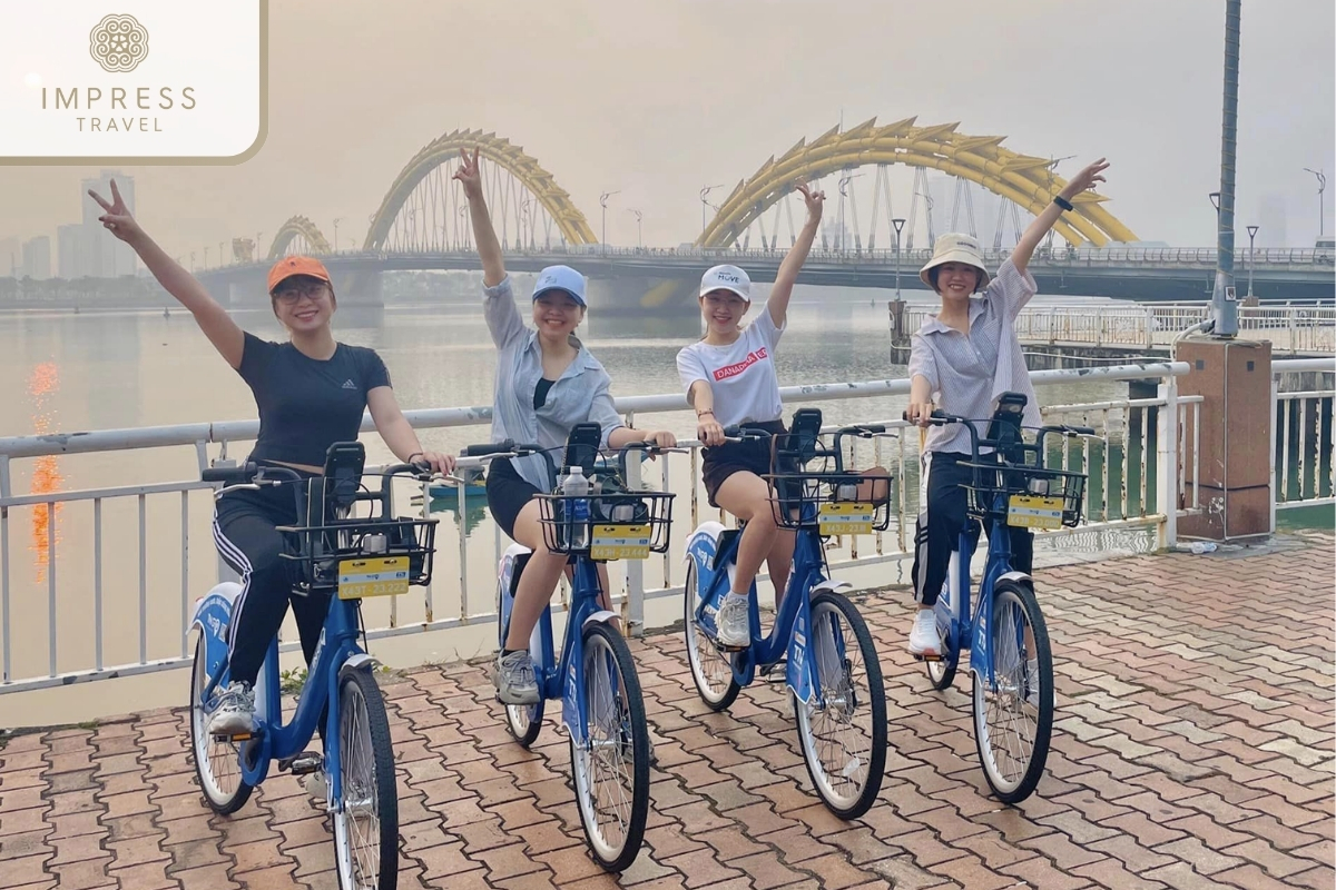 Cycling through the Dragon Bridge