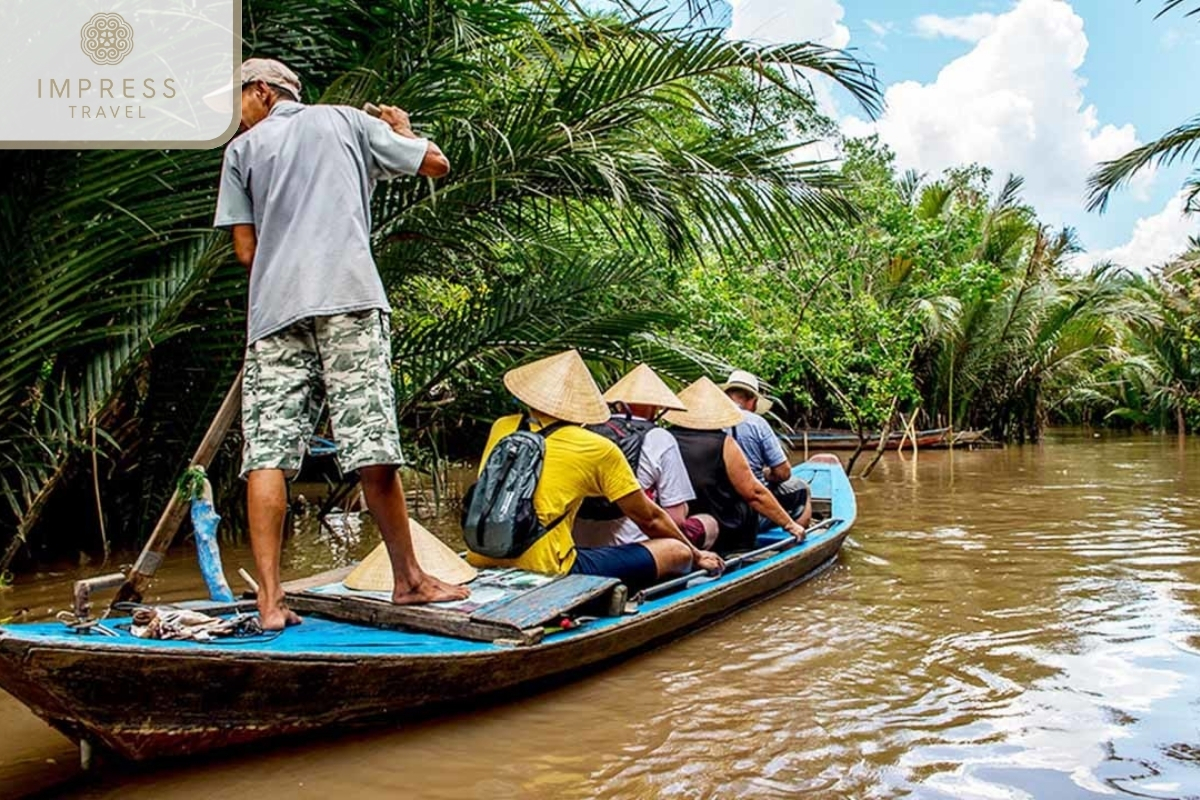 Experience boating for gifts - Phoenix, Unicorn Islands tour in Tien Giang