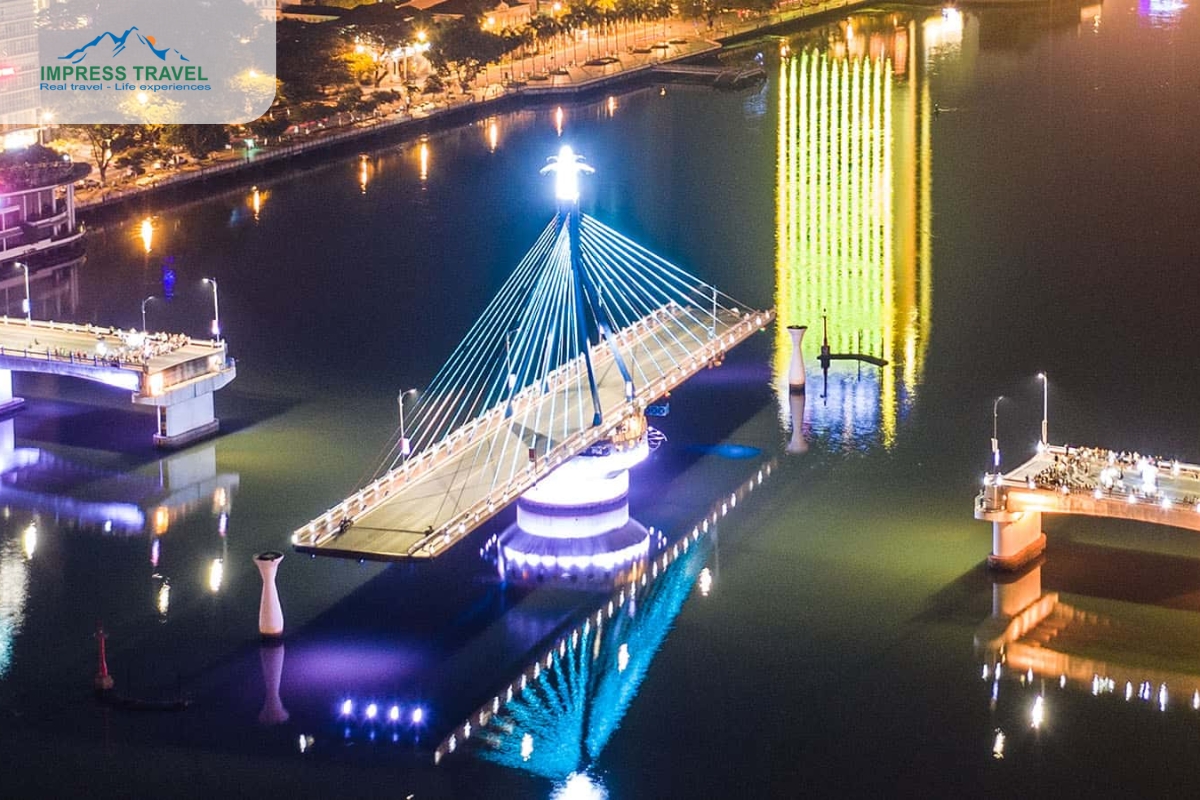 The Han River Swing Bridge is in operation