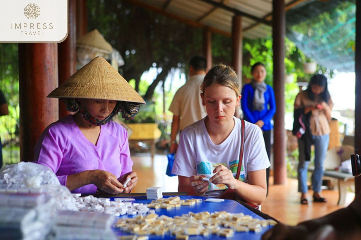 Experience making coconut candy