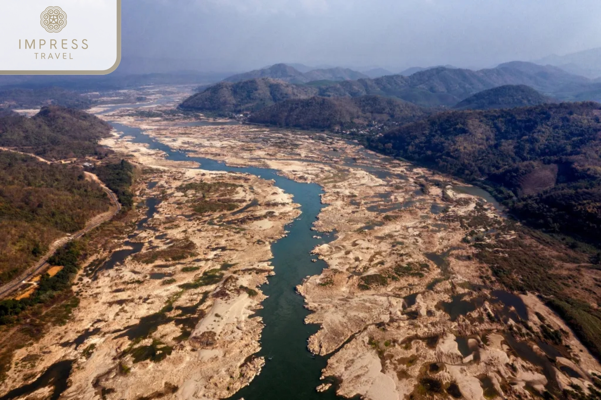 flowing across China