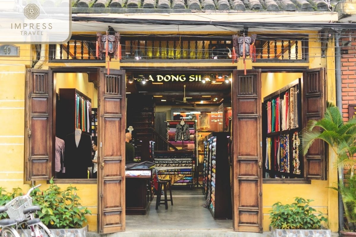 A Dong Silk Tailor Shops for shopping package tours in Danang