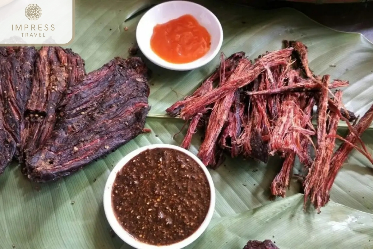 Dried buffalo meat is a Sapa specialty