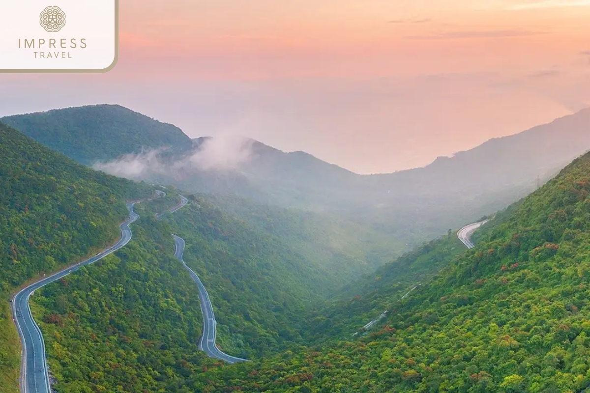 Hai Van Pass for 7-day Vietnam tour package from Danang 