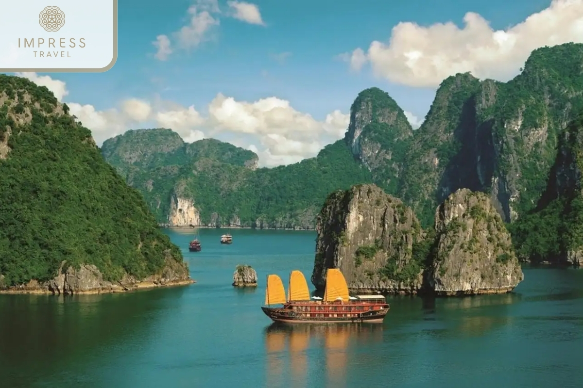 Halong Bay for 7-day Vietnam tour package from Danang