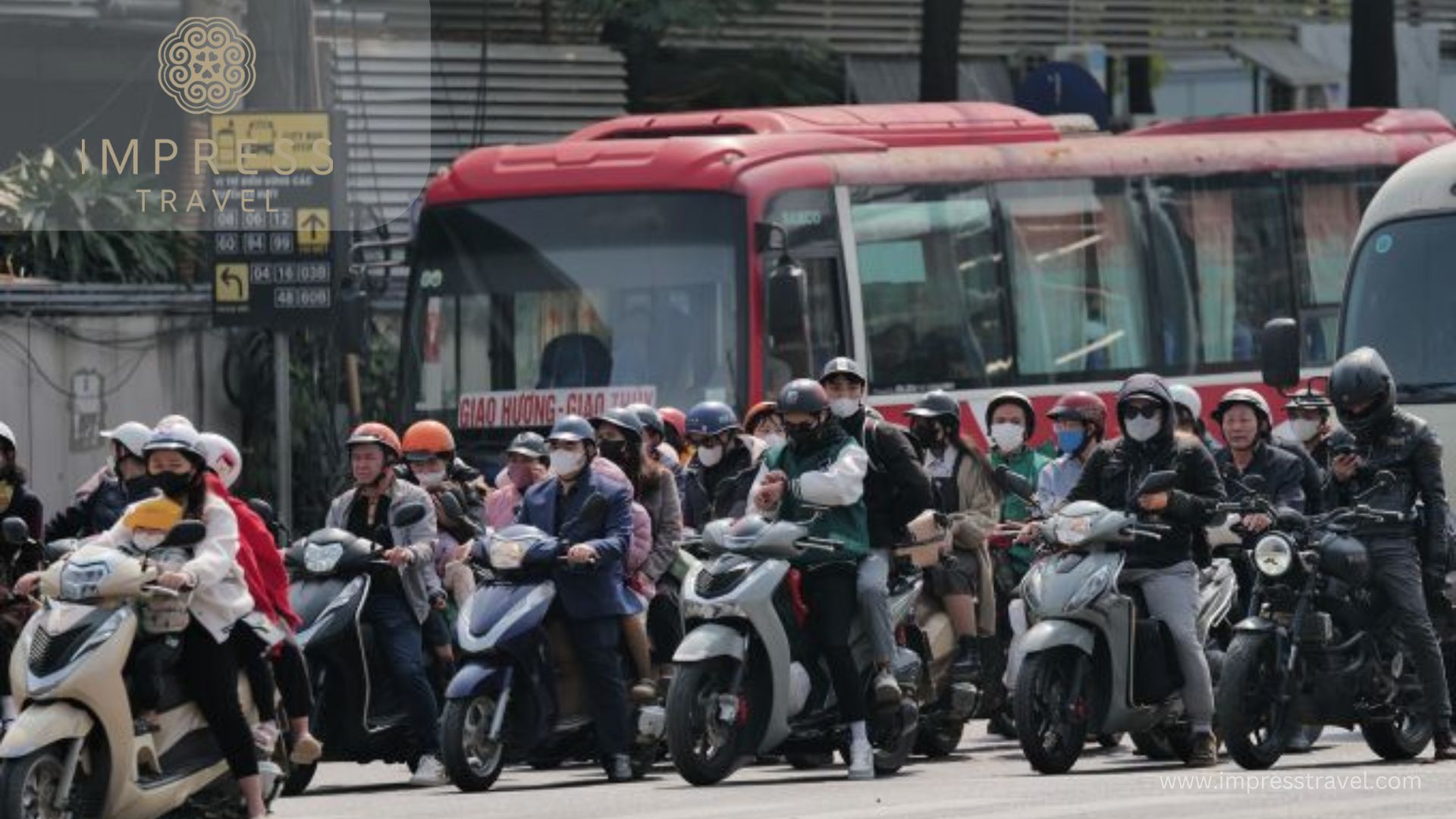 Motorbikes are an integral part of daily life