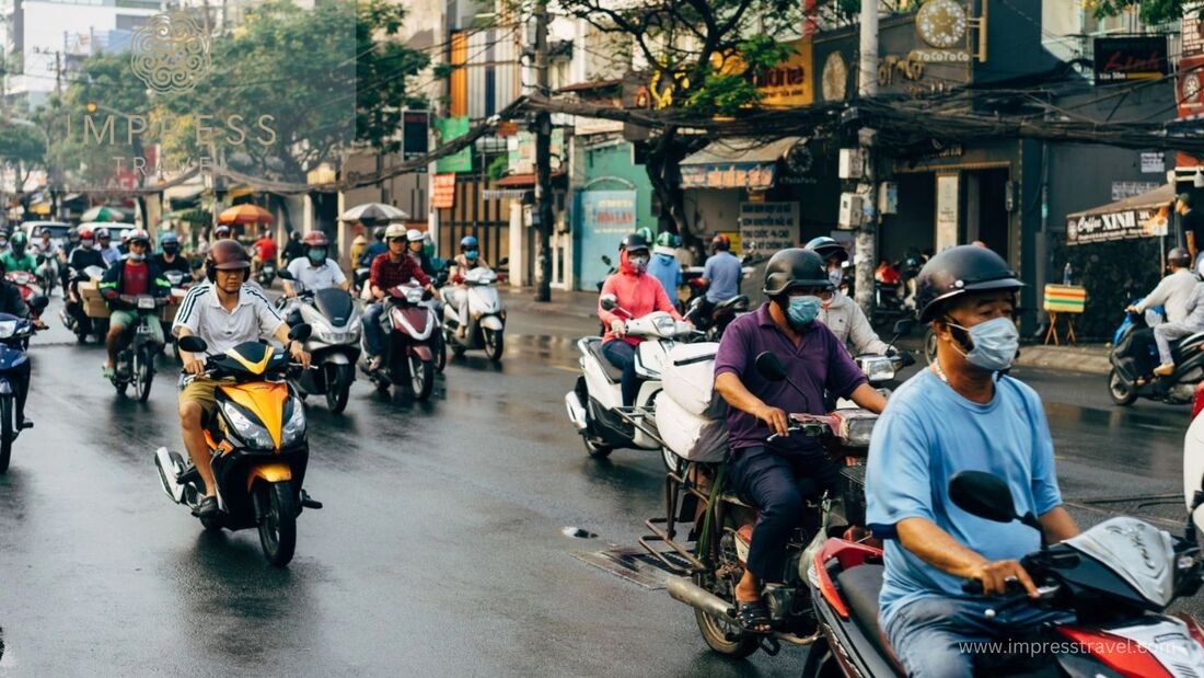 Motorbikes in Hanoi