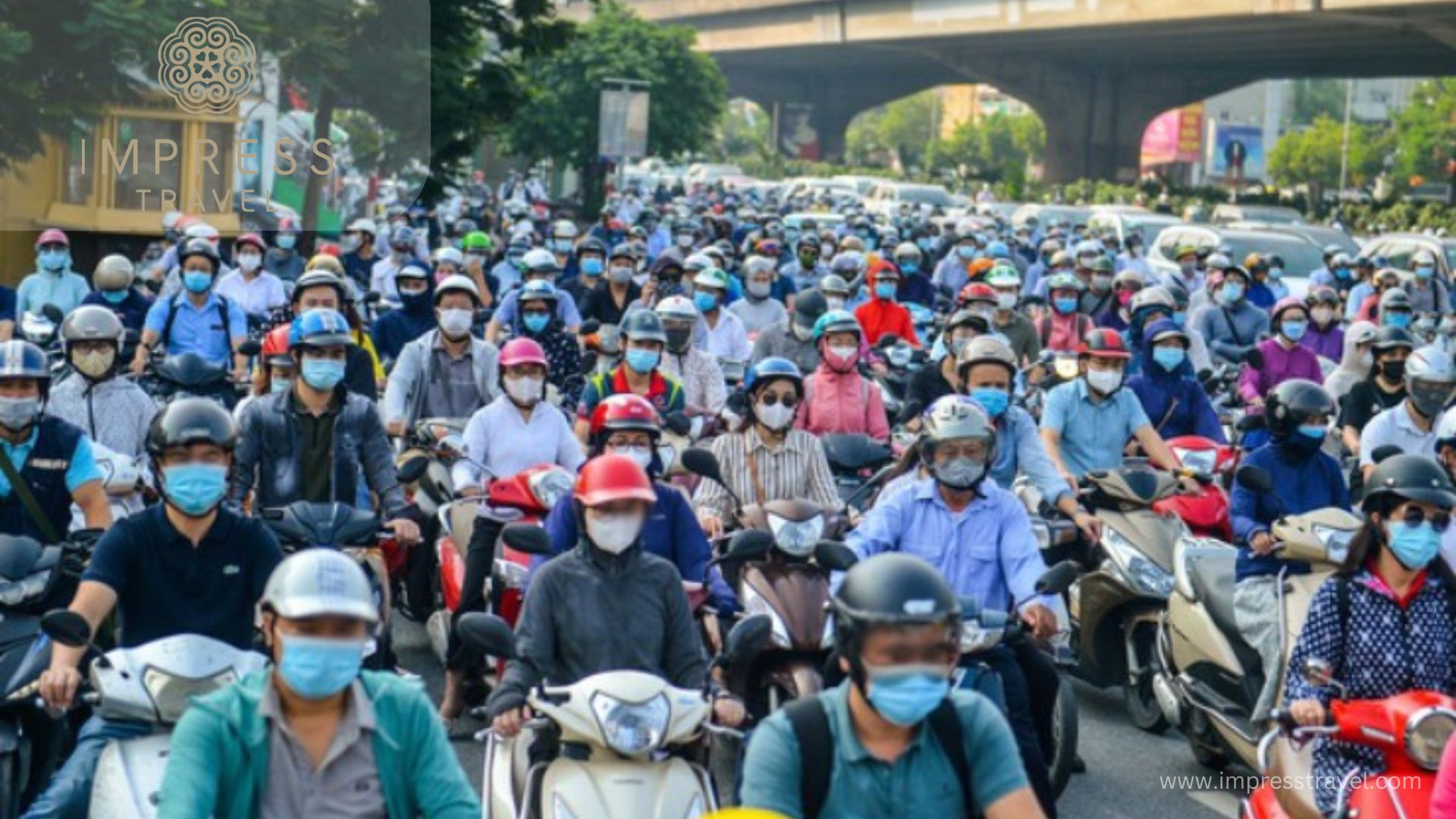 Motorbikes in Hanoi 