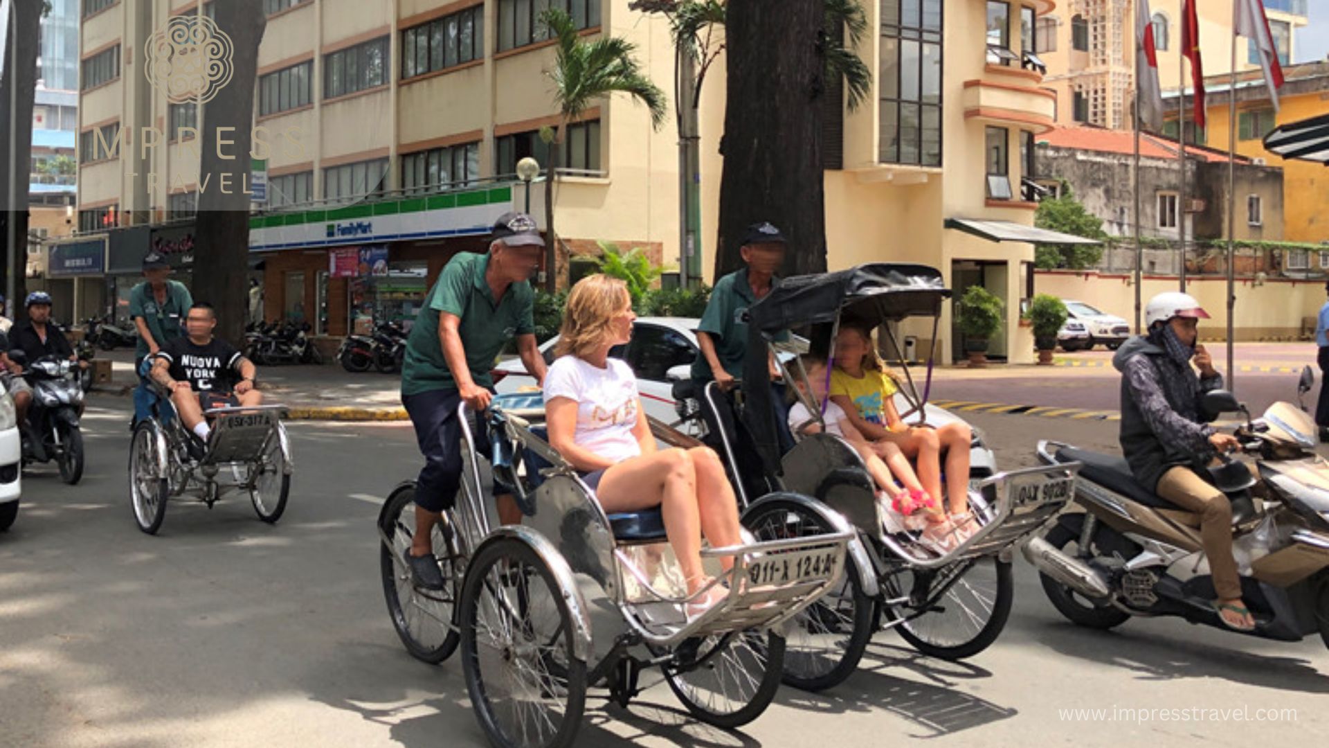 Vietnamese cyclo tours