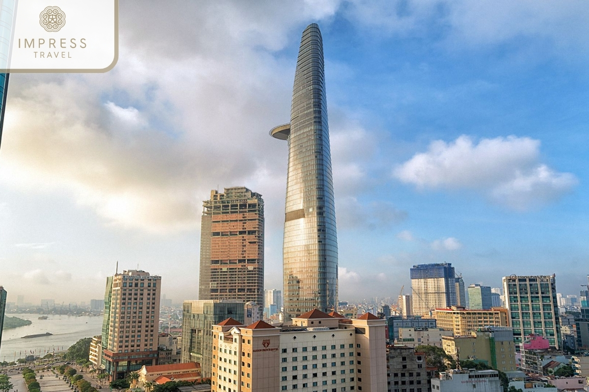 Bitexco Financial Tower of the Hop-On Hop-Off Bus Tour in Ho Chi Minh City