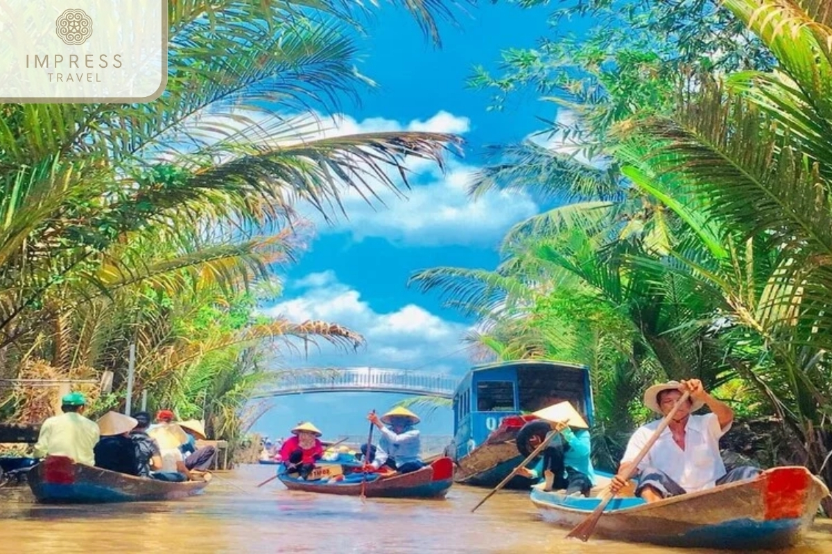 Rowboat Ride through Water Coconut Canal