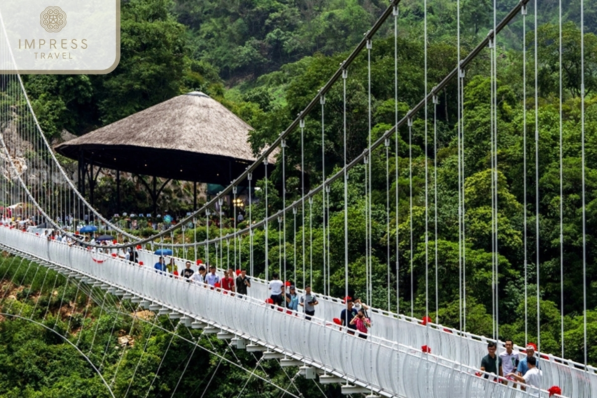 The number of visitors to experience the glass bridge