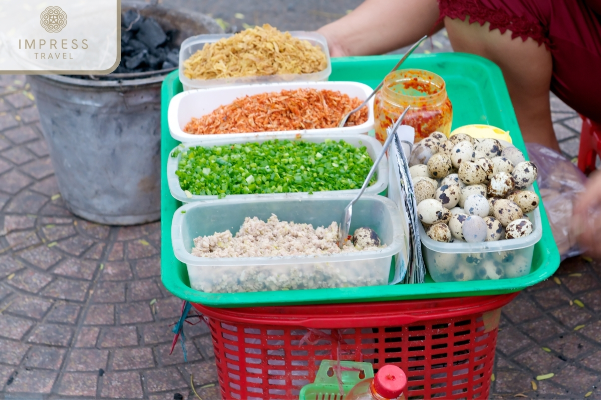 Cake mix-Ho Chi Minh City walking street local food tours. 