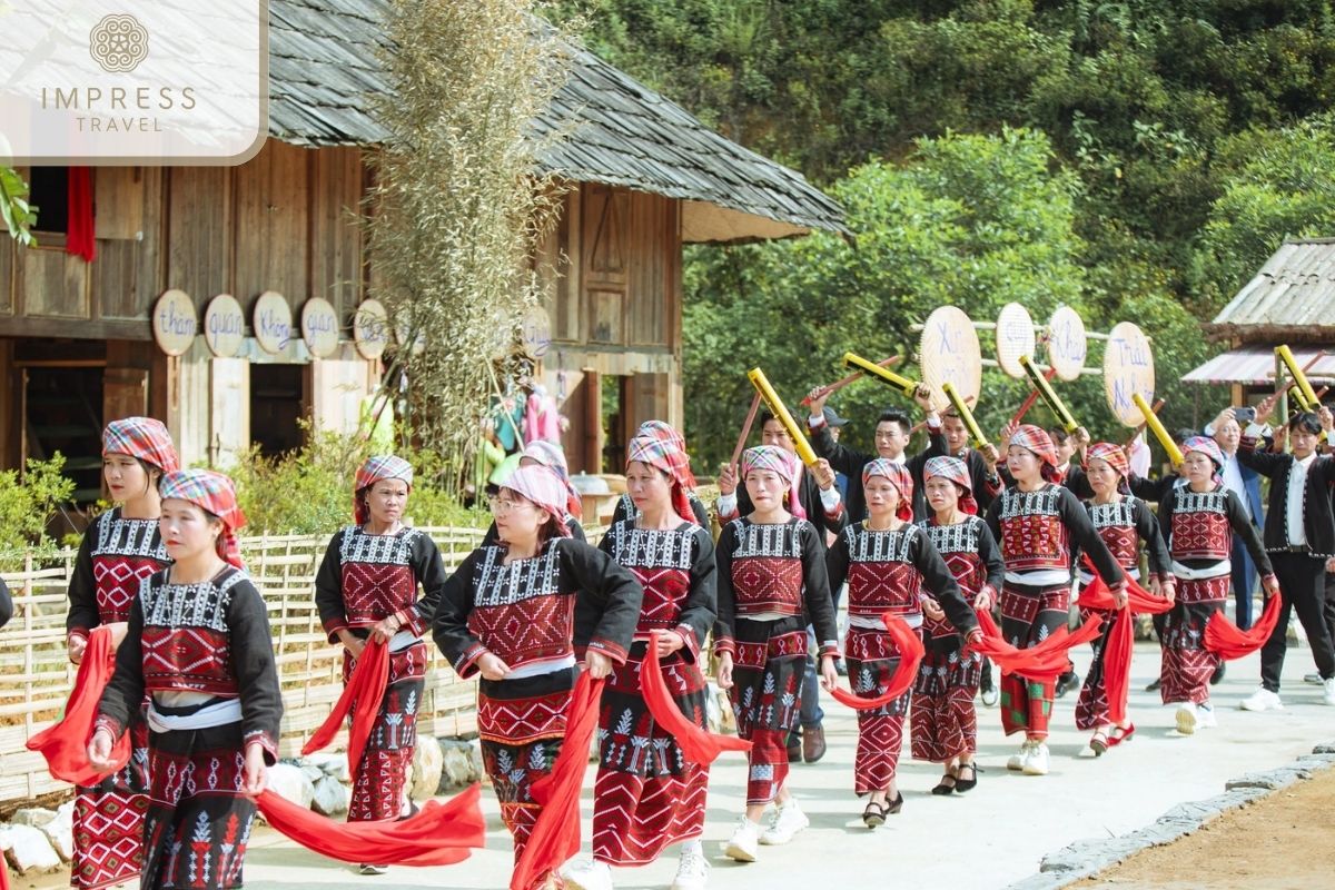 Ethnic community in Sapa 