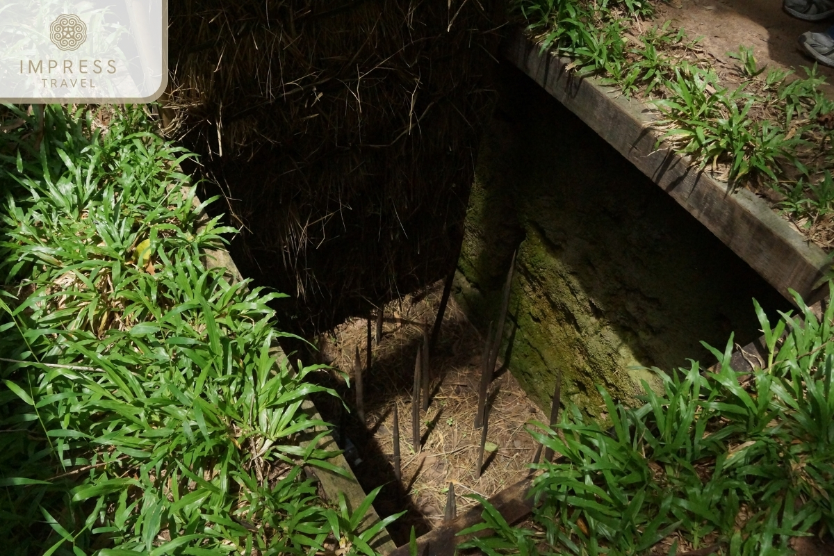 Relic tunnel in Cu Chi tunnels-how long from Ho Chi Minh City to Cu Chi Tunnels for a tour