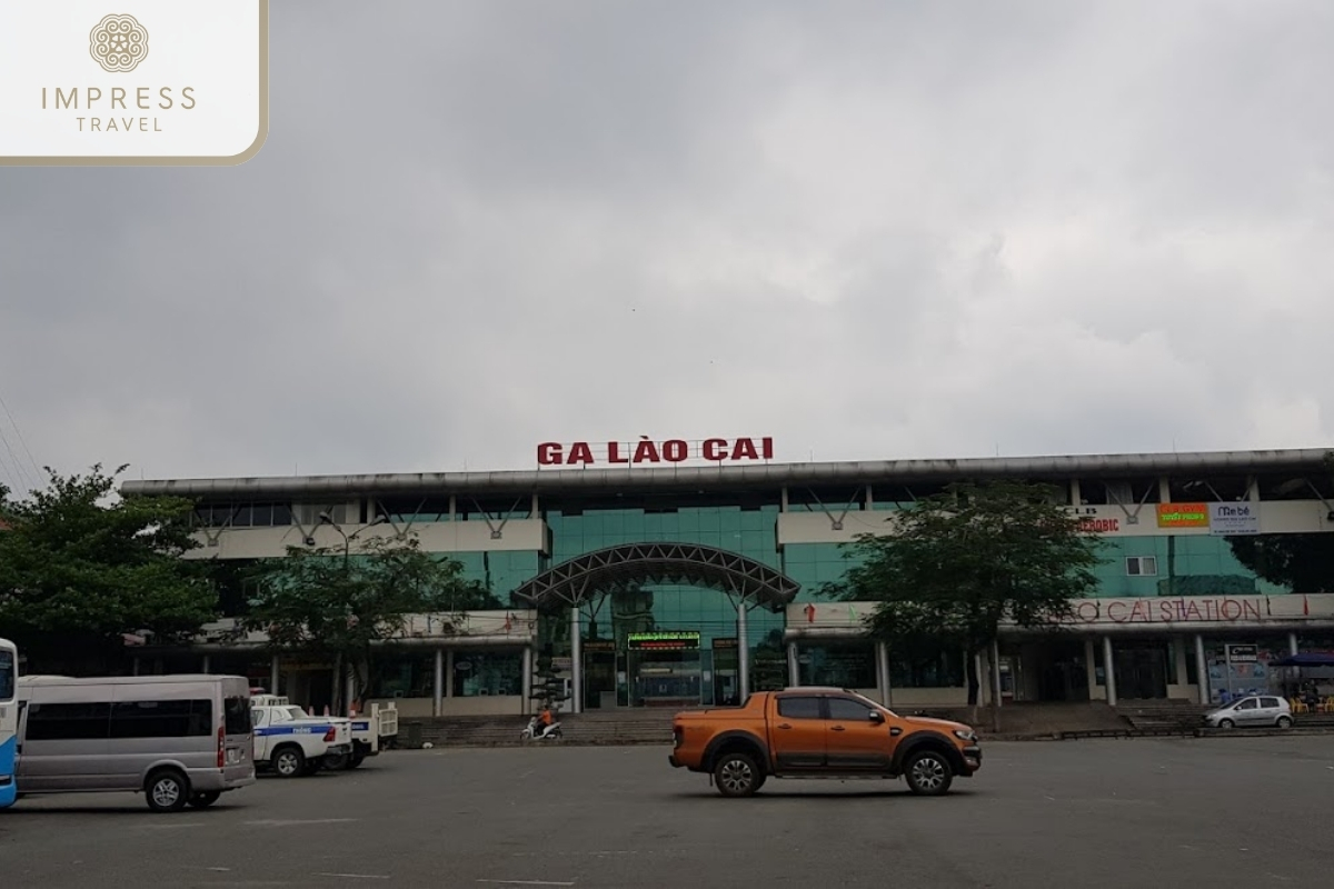 The main gate Lao Cai Train Station