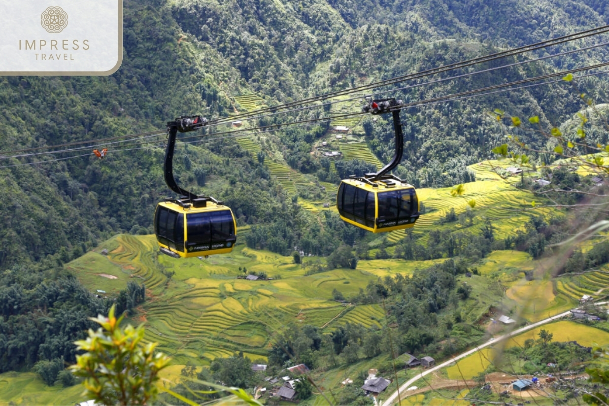 Fansipan Cable in Luxury Sapa Package Tours from Hanoi with Pao Hotel